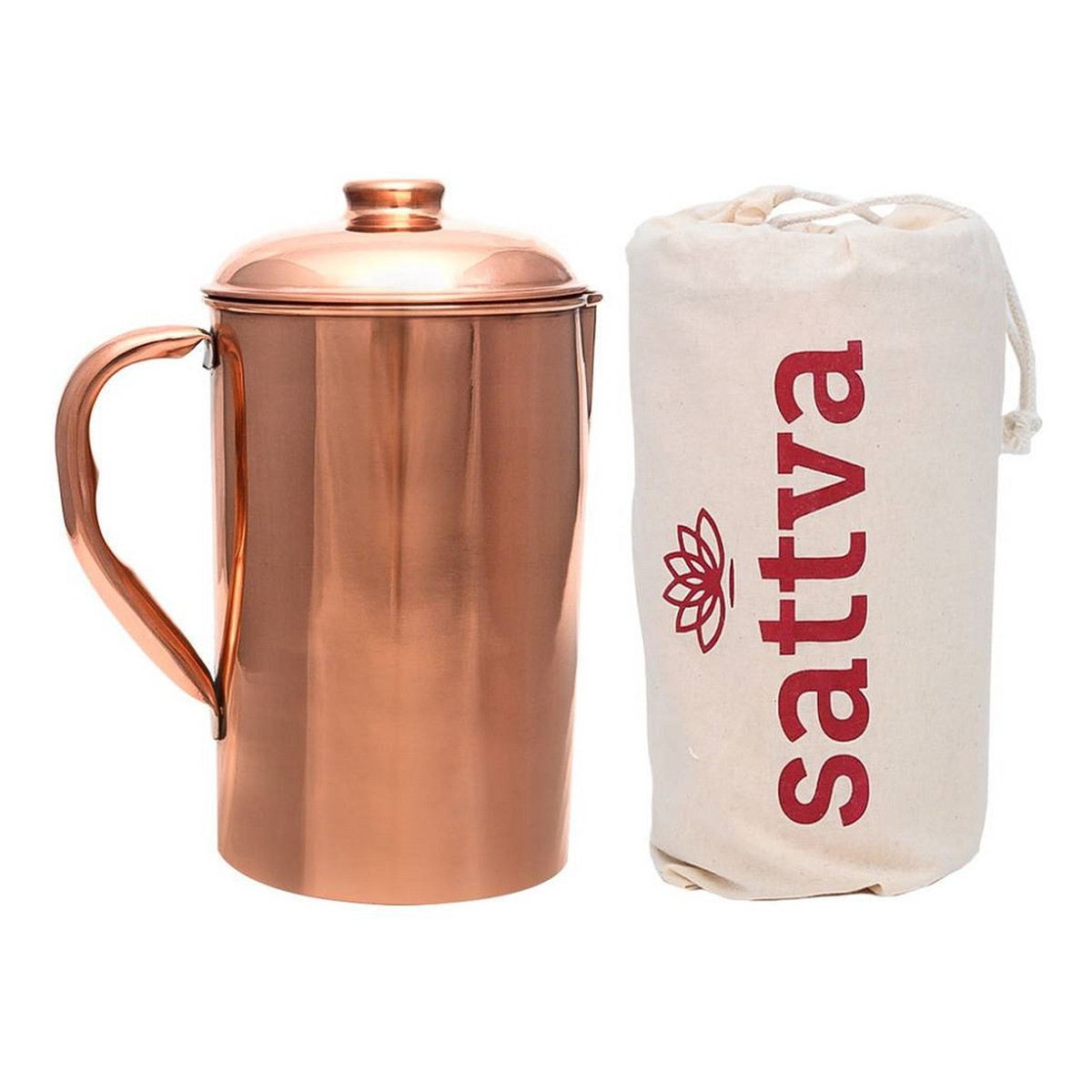 Sattva Dzbanek miedziany gładki 1950ml