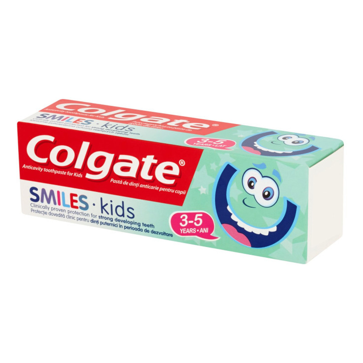 Colgate Smiles Kids Przeciwpróchnicza pasta do zębów dla dzieci 3-5 lat 50ml