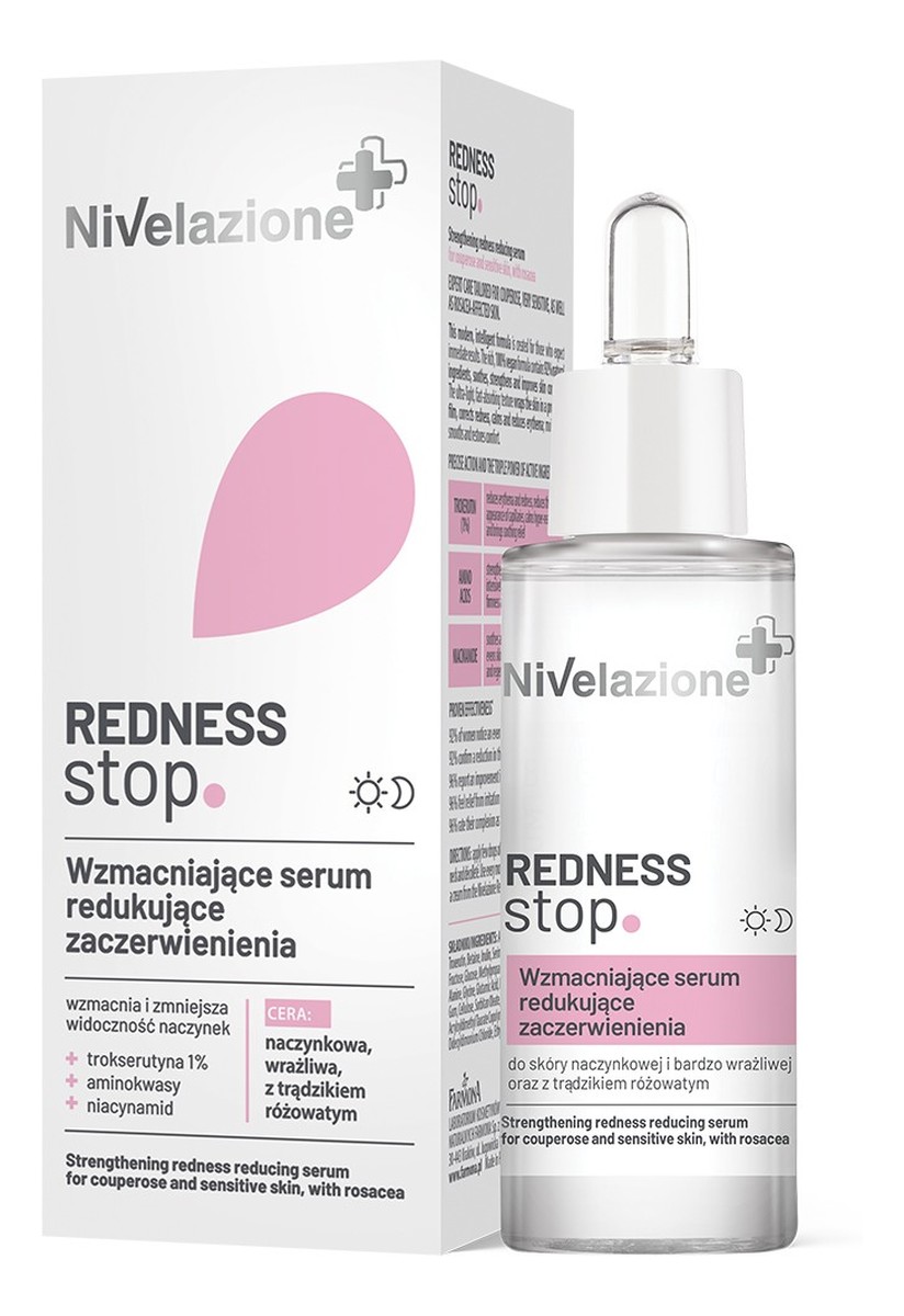 Wzmacniające serum redukujące zaczerwienienia