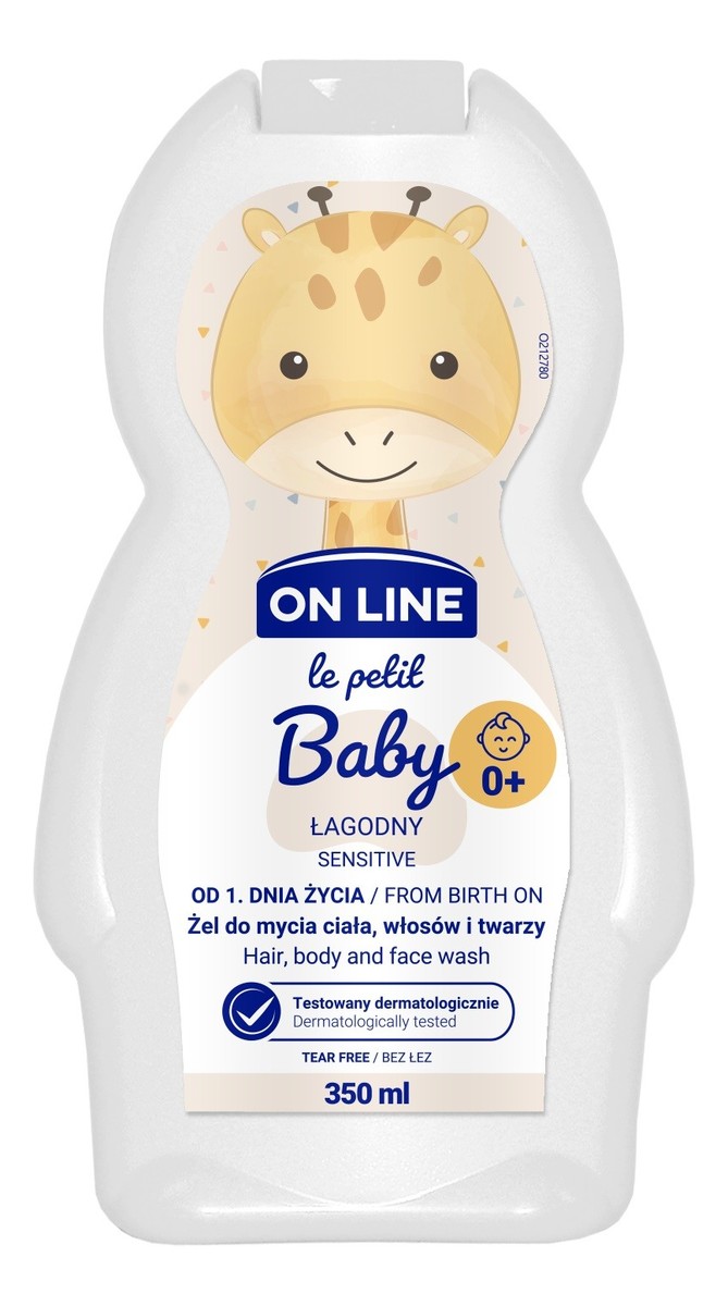 Baby Łagodny Żel 3w1 do mycia twarzy,ciała i włosów-od 1 dnia życia