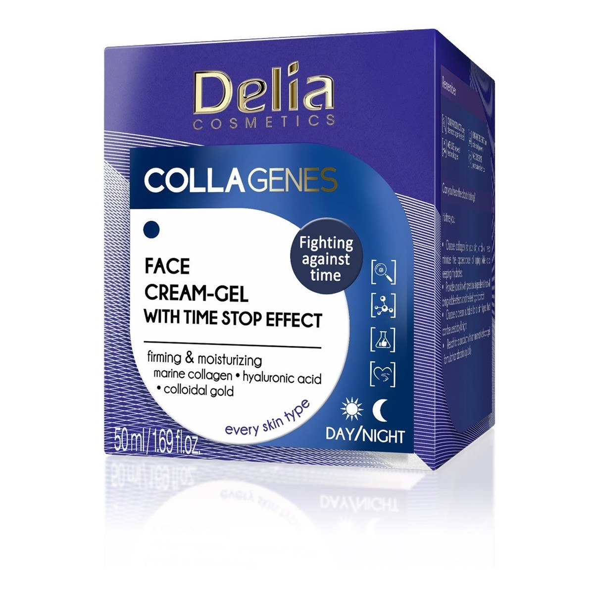 Delia Collagenes Krem-żel do twarzy z kolagenem morskim 50ml