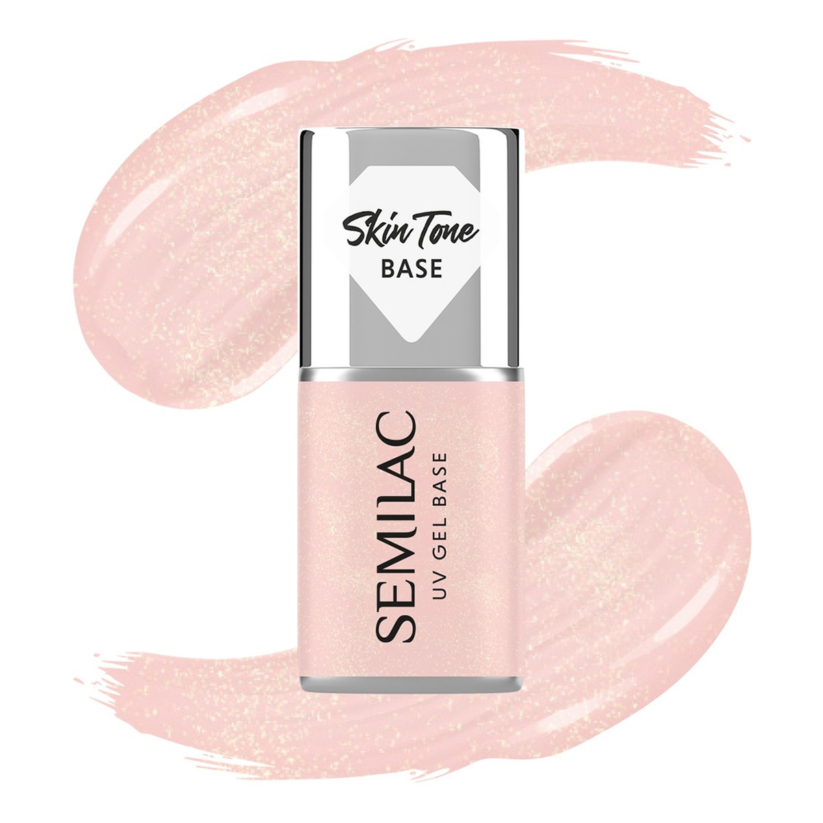 Semilac Skin Tone Baza coverowa do lakierów hybrydowych półtransparentna 7ml
