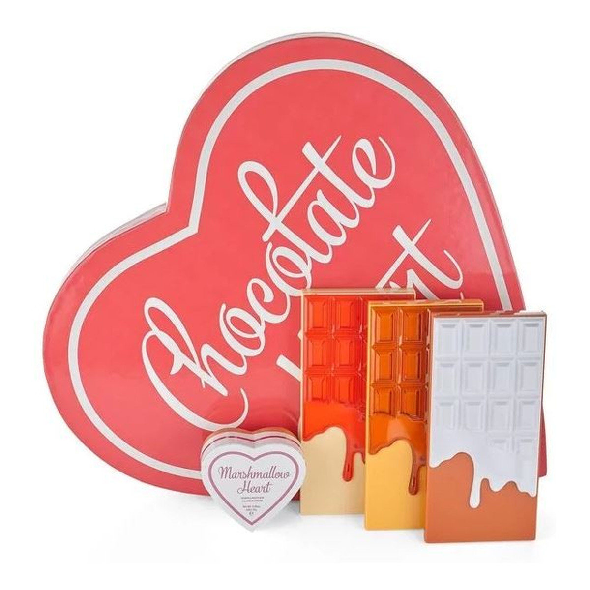 Makeup Revolution I Heart Revolution Chocolate Heart Gift Zestaw Prezentowy Do Makijażu Twarzy I Oczu