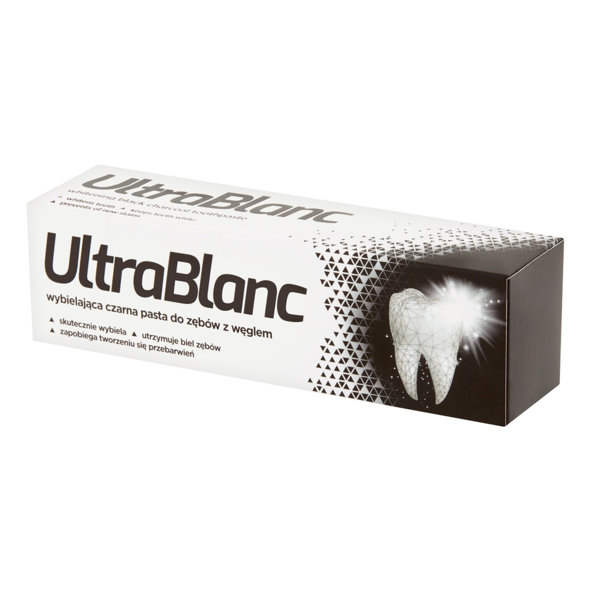 Ultrablanc Wybielająca czarna pasta do zębów z węglem 75ml