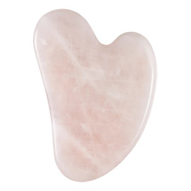 Quartz Gua Sha Pink kamień do masażu twarzy z kwarcu Różowy