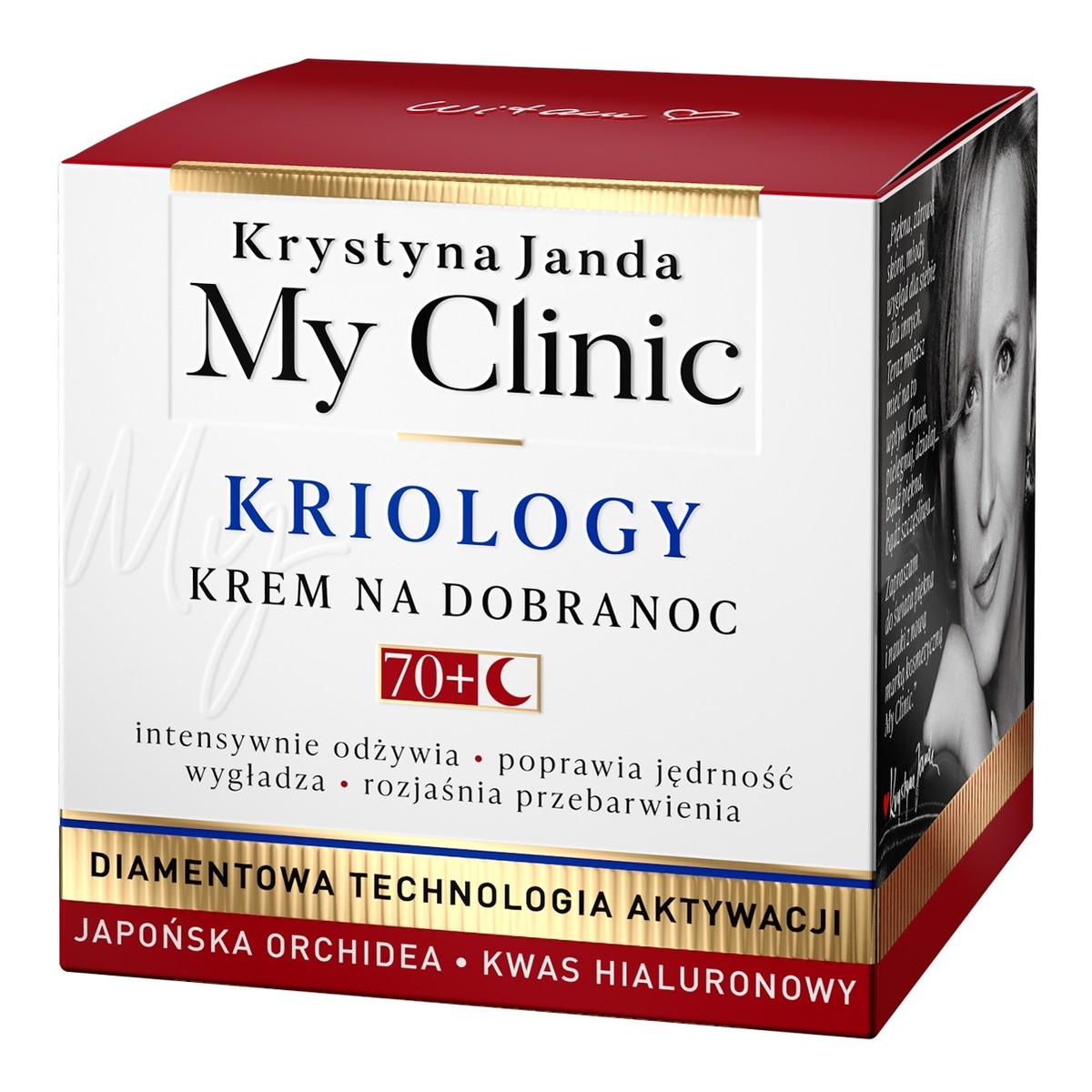 Janda My Clinic Kriology Krem do twarzy na noc 70+ 50ml