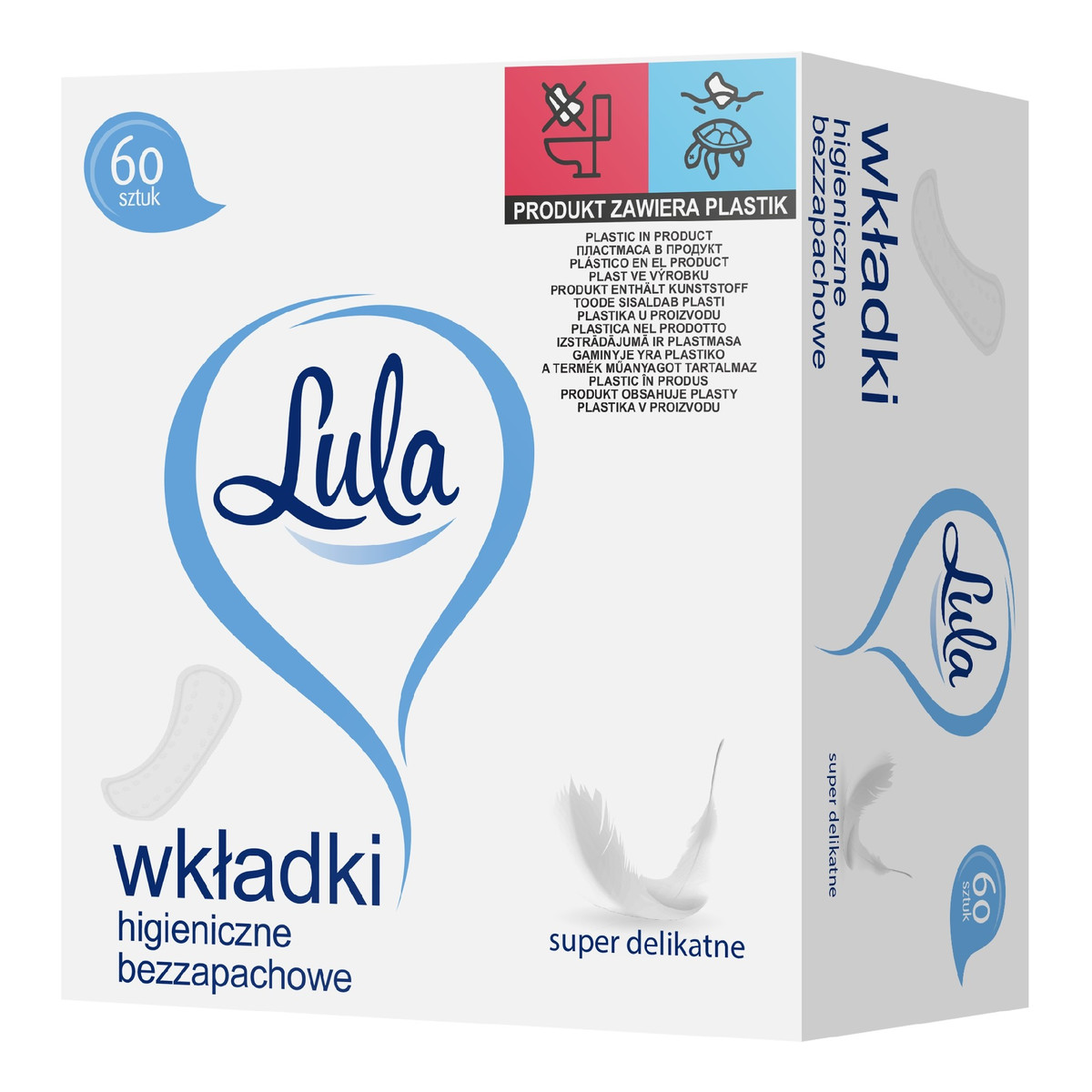 Lula Wkładki higieniczne - bezzapachowe 60 szt.