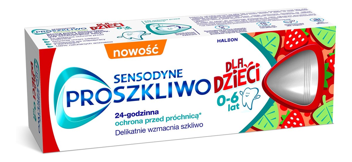 Sensodyne proszkliwo pasat do zębów dla dzieci 0-6 lat