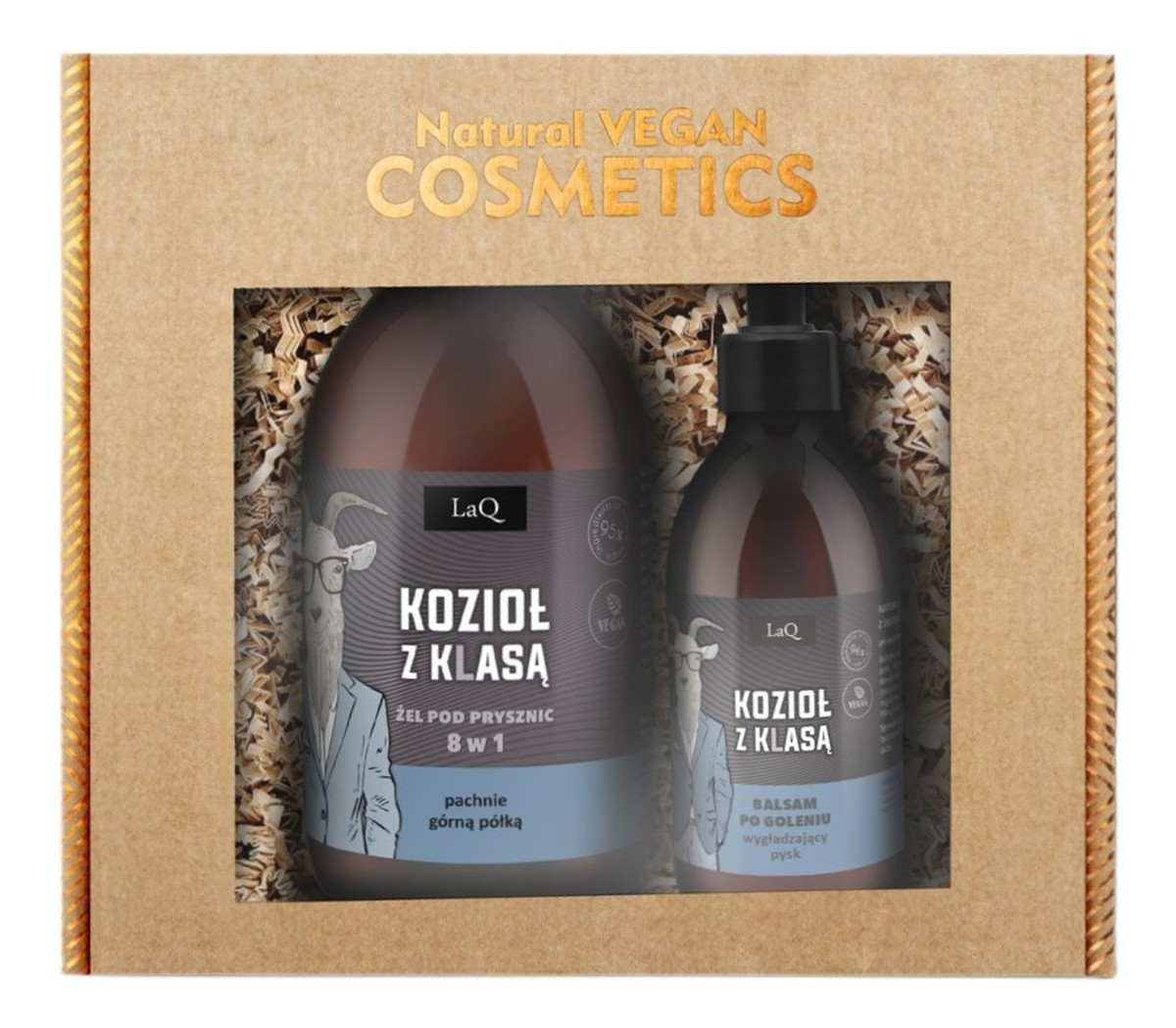 Zestaw żel pod prysznic 500ml + balsam po goleniu 150ml