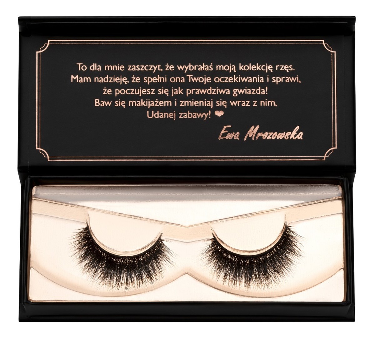False eyelashes sztuczne rzęsy na pasku gold queen 1 para