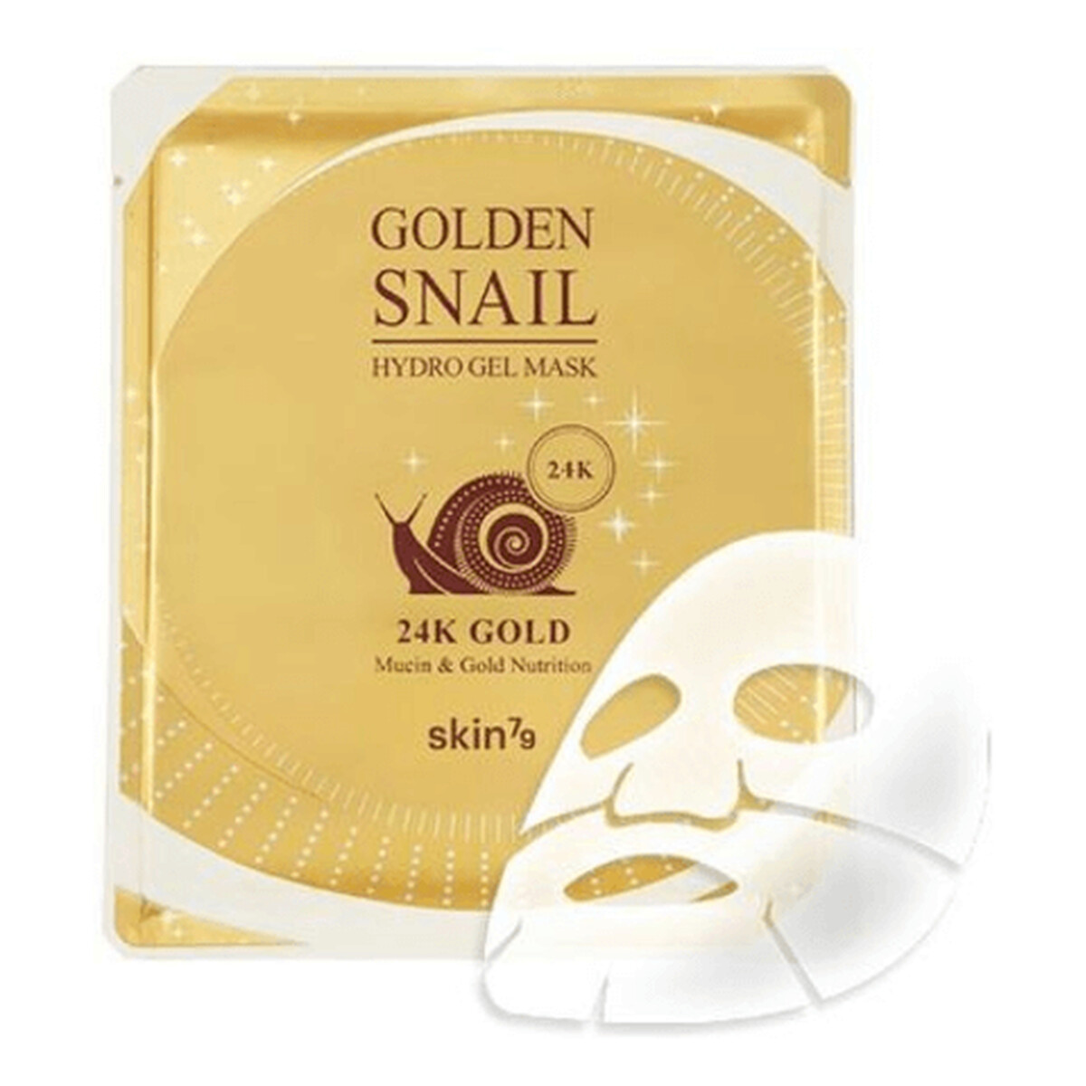 Skin79 Golden Snail Hydro Gel Mask 24k Gold koreańska luksusowa hydrożelowa maska w płacie ze złotem 1 sztuka 25g