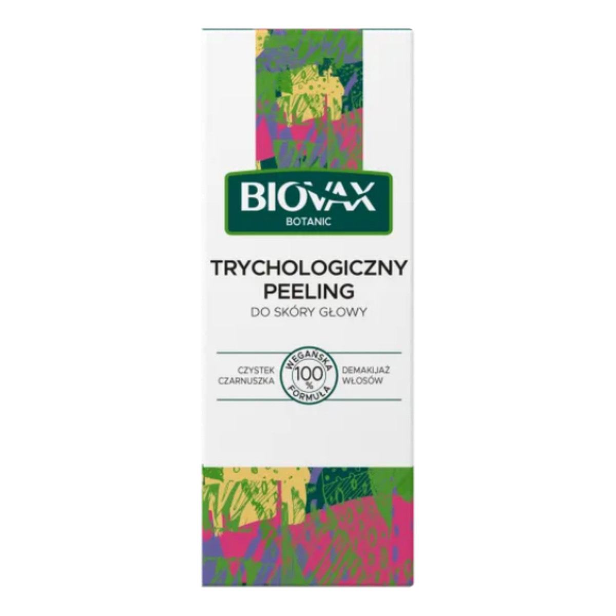 Biovax Botanic Peeling trychologiczny do skóry głowy - Czystek i Czarnuszka 125ml