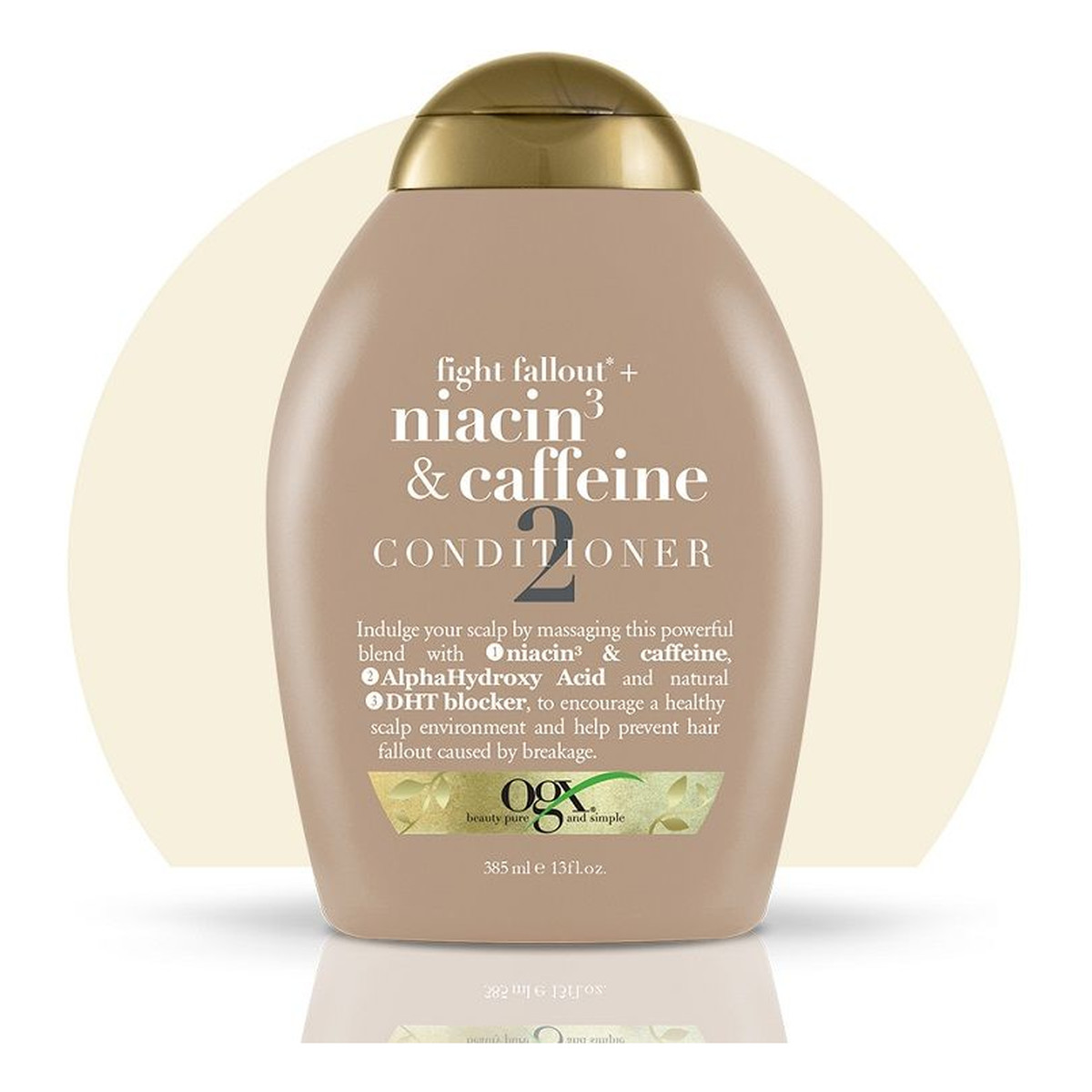 Organix Niacin & Coffeine odżywka do włosów przeciw wypadaniu 385ml