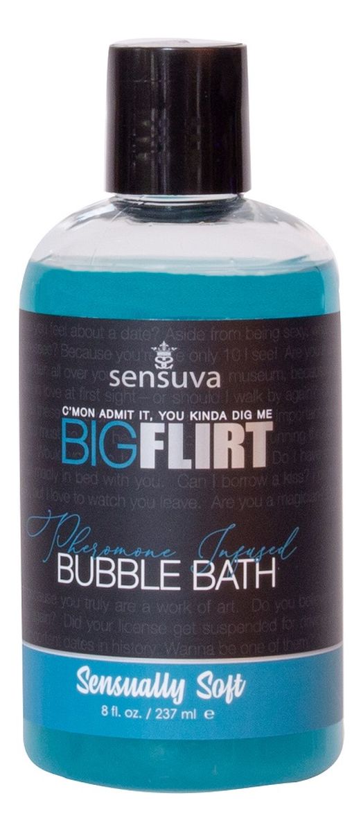 Big flirt pheromone infused bubble bath płyn do kąpieli z feromonami sensually soft