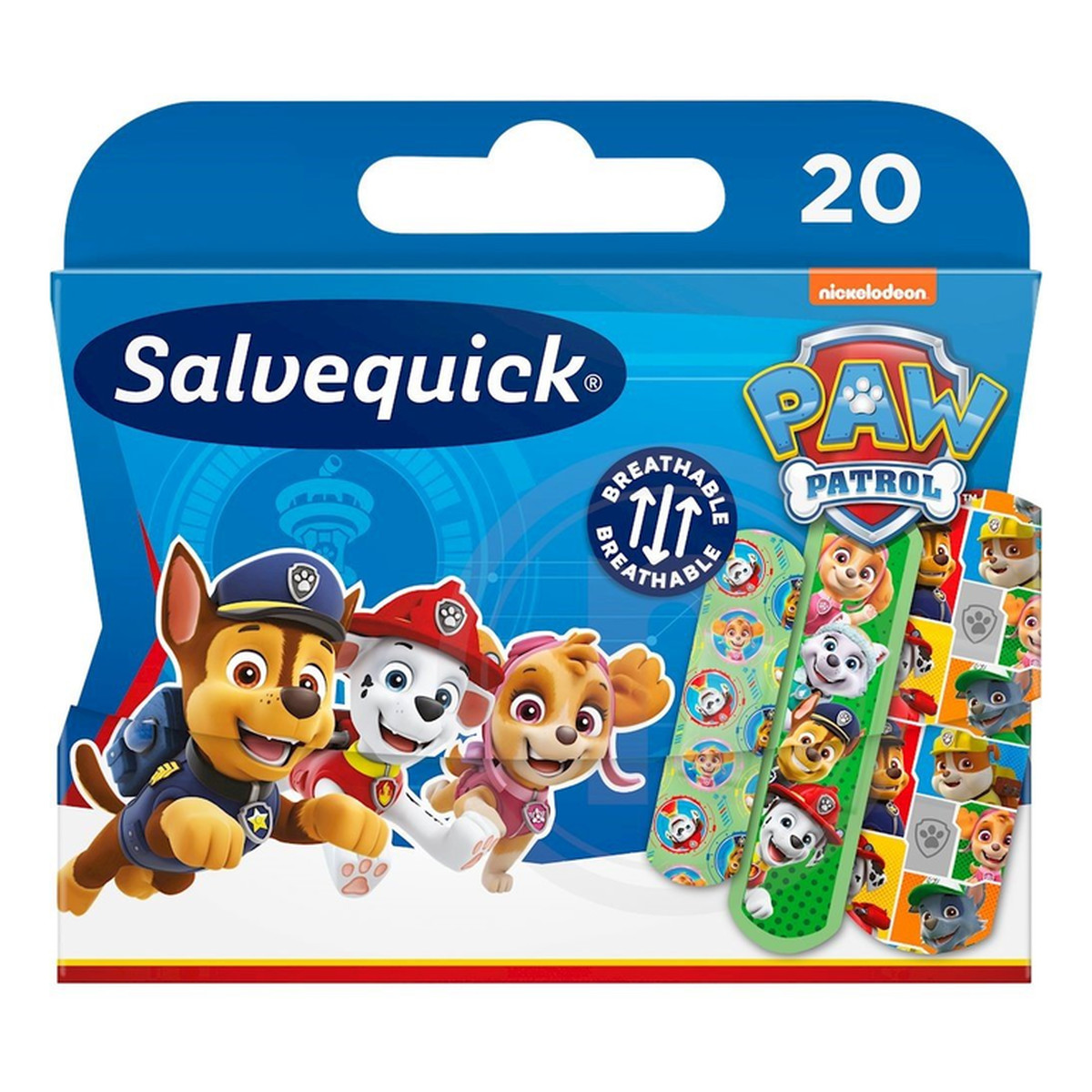 Salvequick Kids Plastry dla dzieci Psi Patrol - 20 sztuk