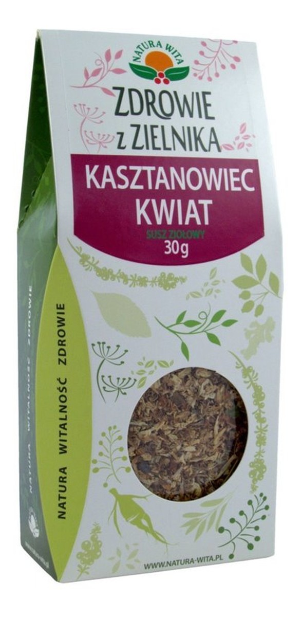 Kasztanowiec Kwiat szusz ziołowy