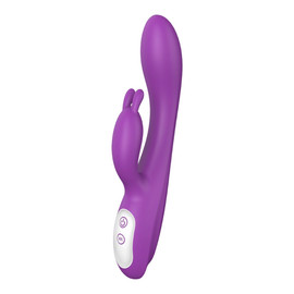 Naughty wibrator podgrzewany z 9 trybami wibracji purple