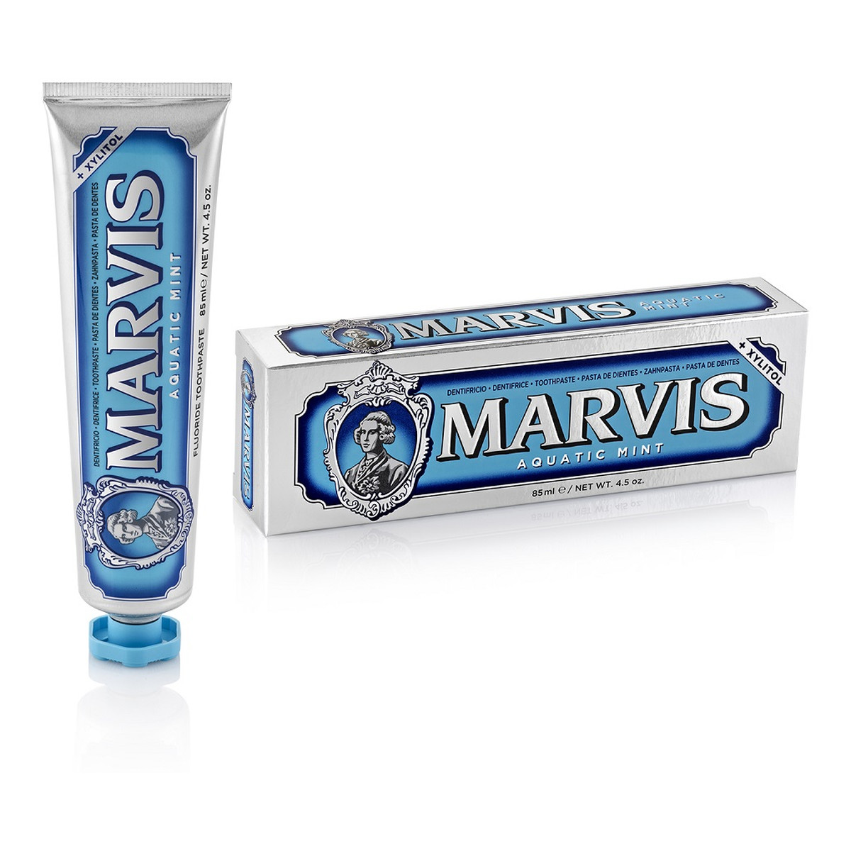 Marvis Fluoride toothpaste pasta do zębów z fluorem aquatic mint 85ml