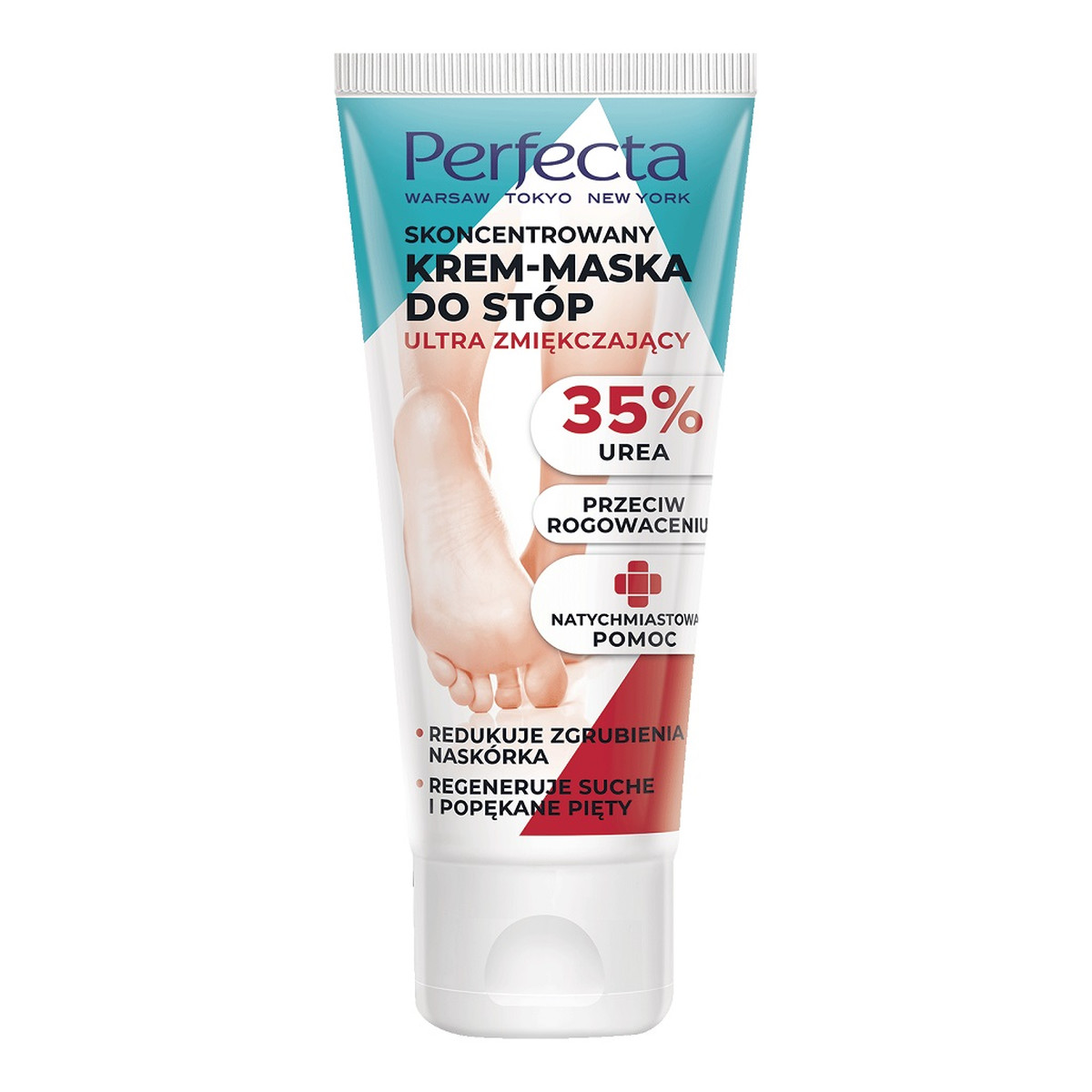 Perfecta Ultra zmiękczający skoncentrowany krem-maska do stóp z 35% urea 80ml