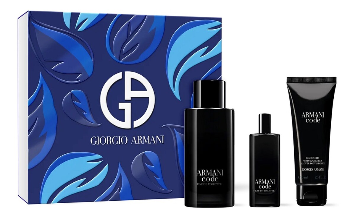 Zestaw woda toaletowa spray 125ml + żel pod prysznic 75ml + woda toaletowa spray 15ml