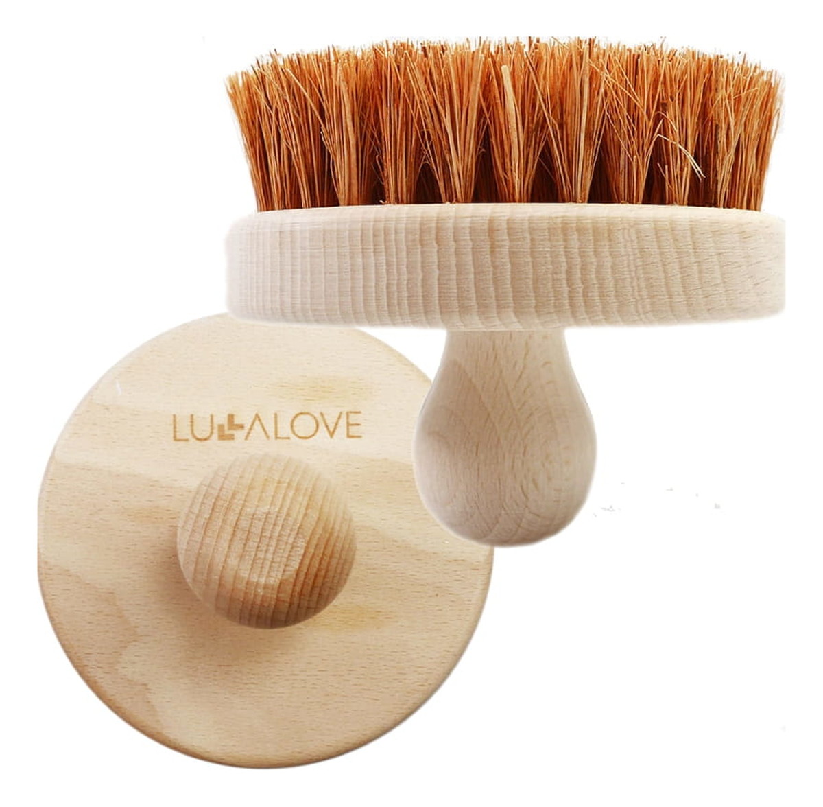 Ostra, Okrągła Szczotka Do Szczotkowania Ciała - Kokos Szczotkowanie ciała na sucho