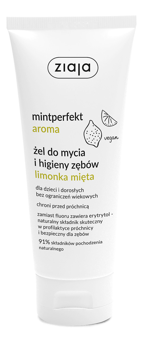 Aroma Żel do mycia i higieny zębów Limonka Mięta