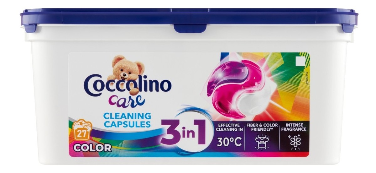 Coccolino care caps kapsułki do prania 3in1-color (27 prań)