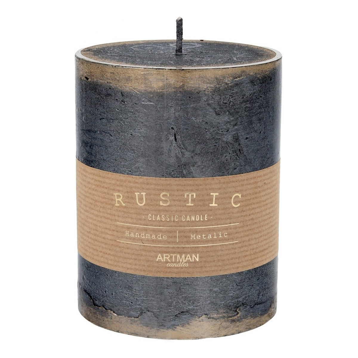 Artman Candles Świeca ozdobna Rustic Patynowany - walec średni