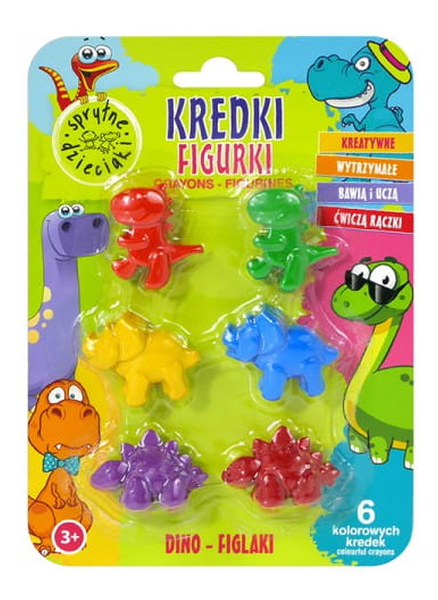 Kredki Figurki Dino Figlaki