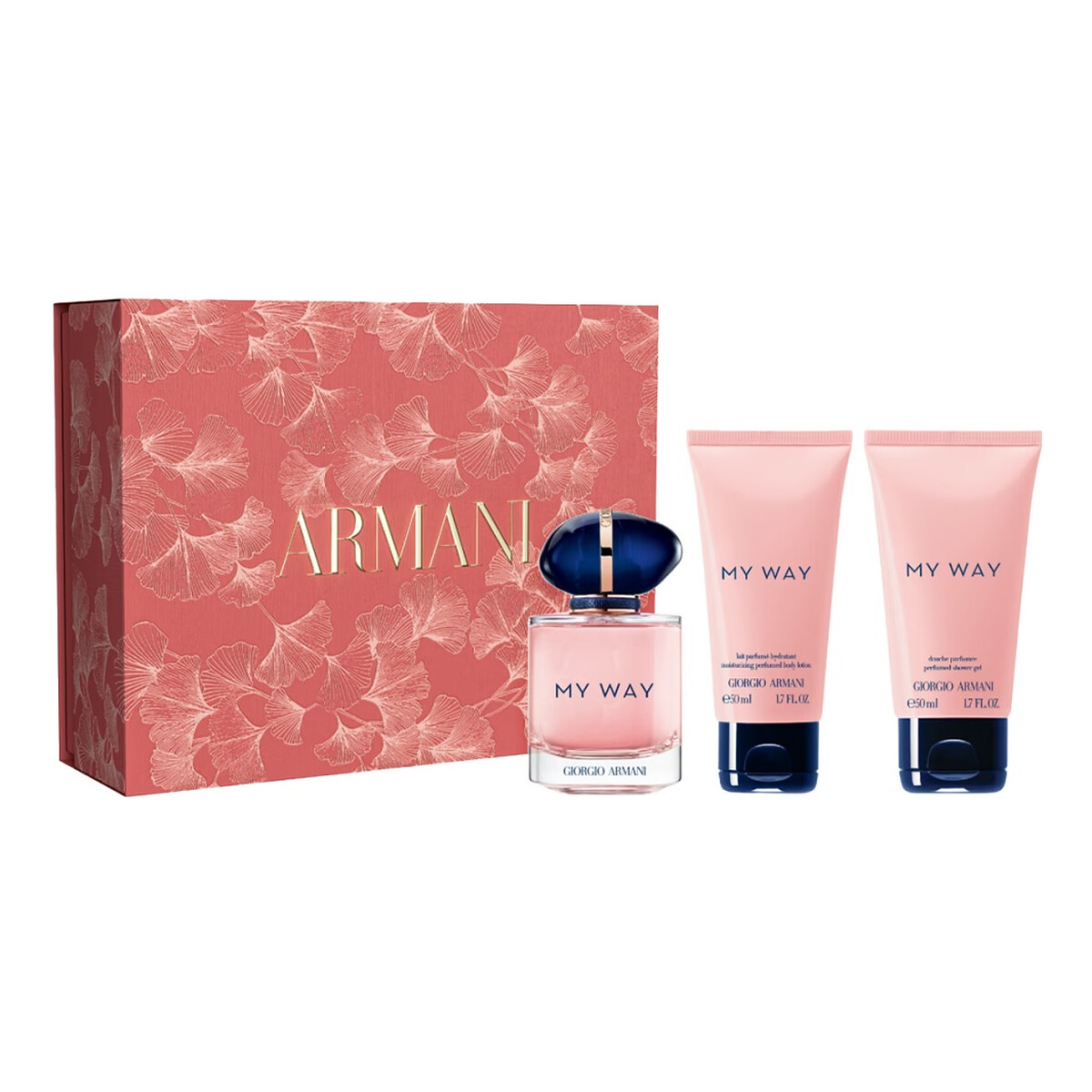 Giorgio Armani My Way Zestaw woda perfumowana spray 50ml + balsam do ciała 50ml + żel pod prysznic 50ml