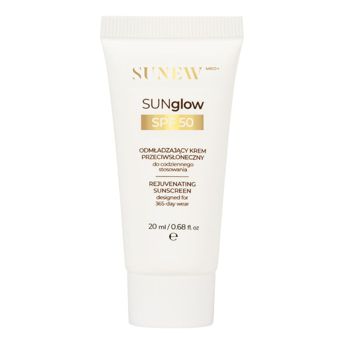 SunewMed+ SUNglow SPF50 Rejuvenating Sunscreen odmładzający Krem przeciwsłoneczny 20ml