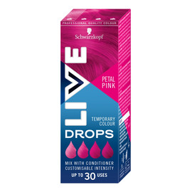 Live drops krople do nietrwałej koloryzacji włosów petal pink