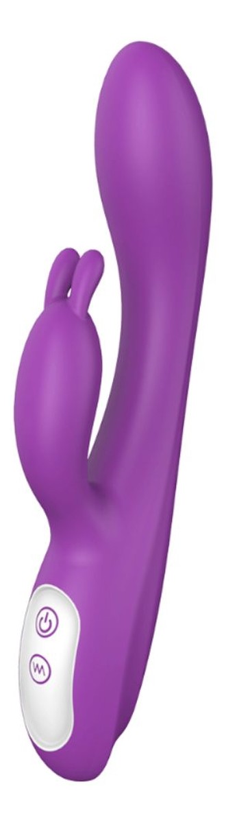 Naughty wibrator podgrzewany z 9 trybami wibracji purple