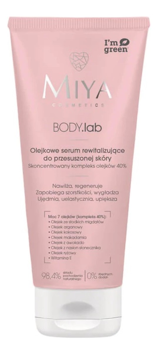 Body.lab olejkowe serum rewitalizujące do przesuszonej skóry z kompleksem olejków 4%