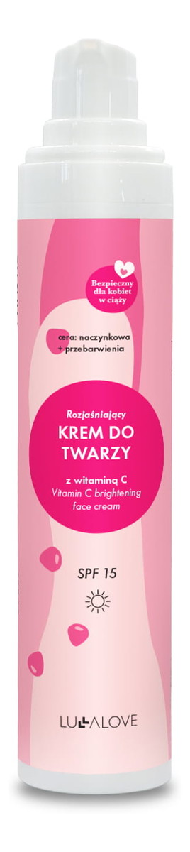 Rozjaśniający krem do twarzy z witaminą C