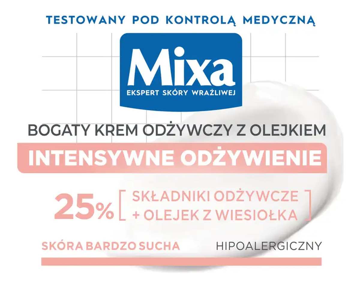 Bogaty Krem Odżywczy z Olejkiem 2x50ml