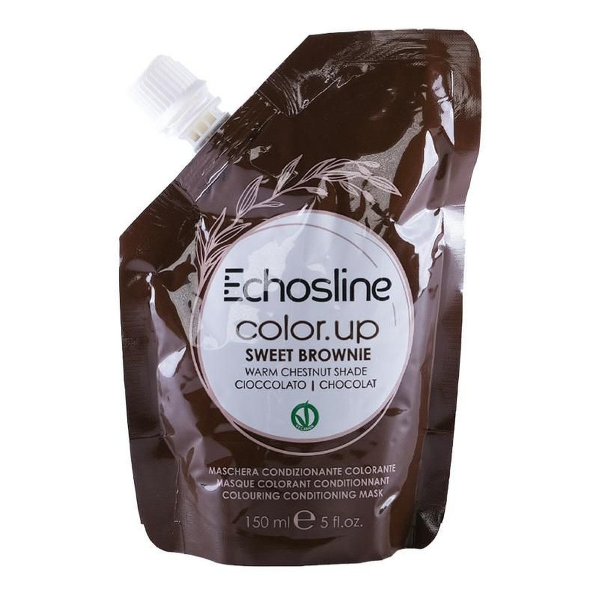 Echosline Color.up colouring conditioning mask maska koloryzująca do włosów sweet brownie 150ml