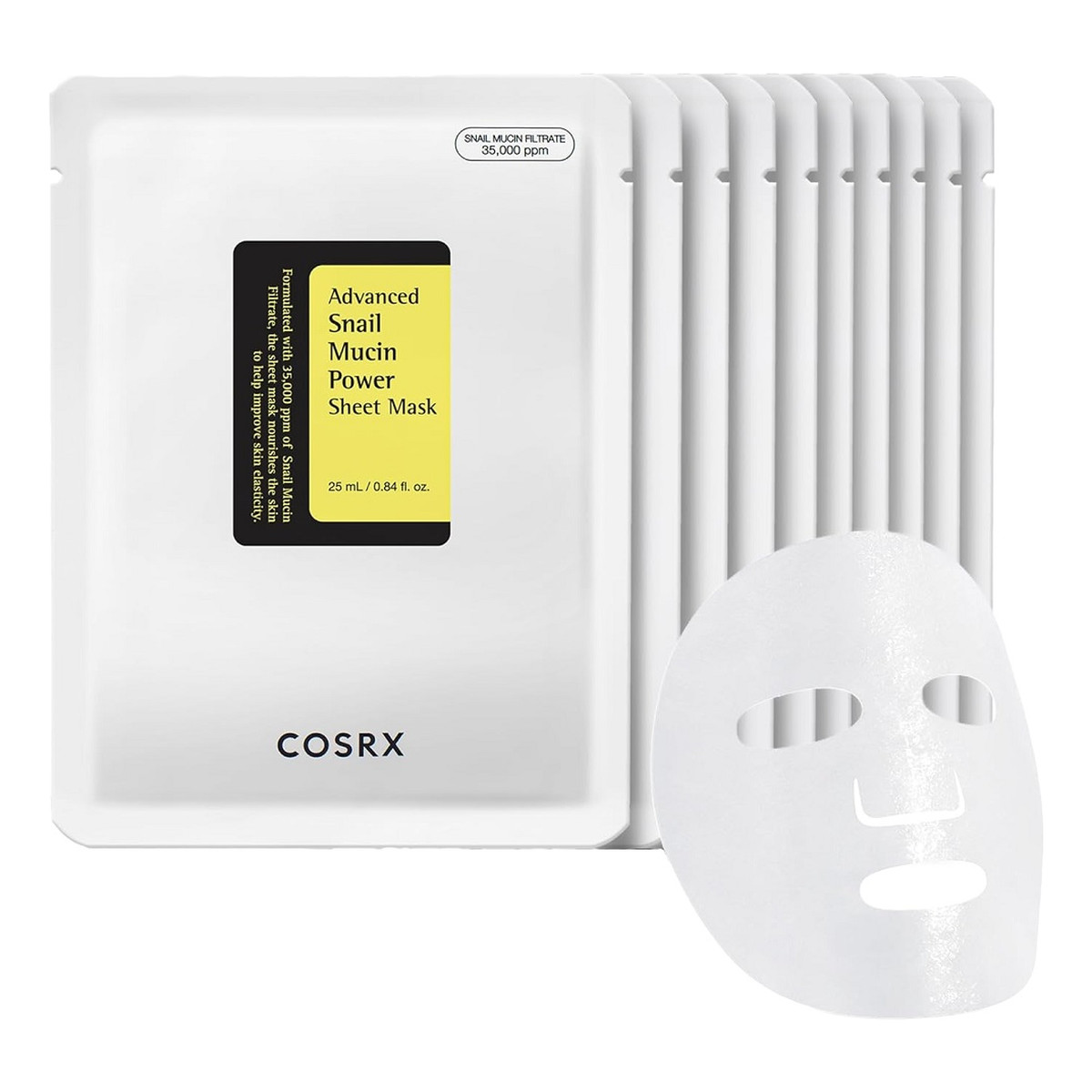 CosRx Advanced snail mucin power sheet mask maseczka w płachcie z mucyną ślimaka 10szt.