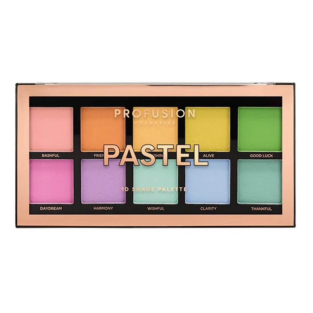 Profusion Pastel eyeshadow palette paleta 10 cieni do powiek