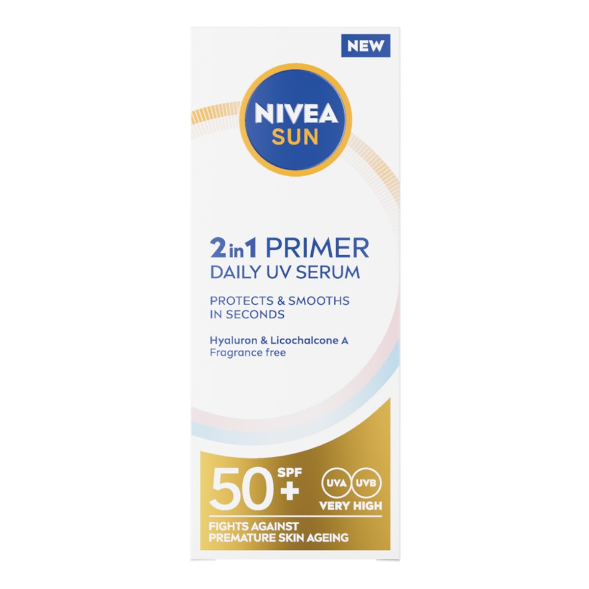 Nivea Sun primer daily uv serum 2w1 spf50+ 30ml