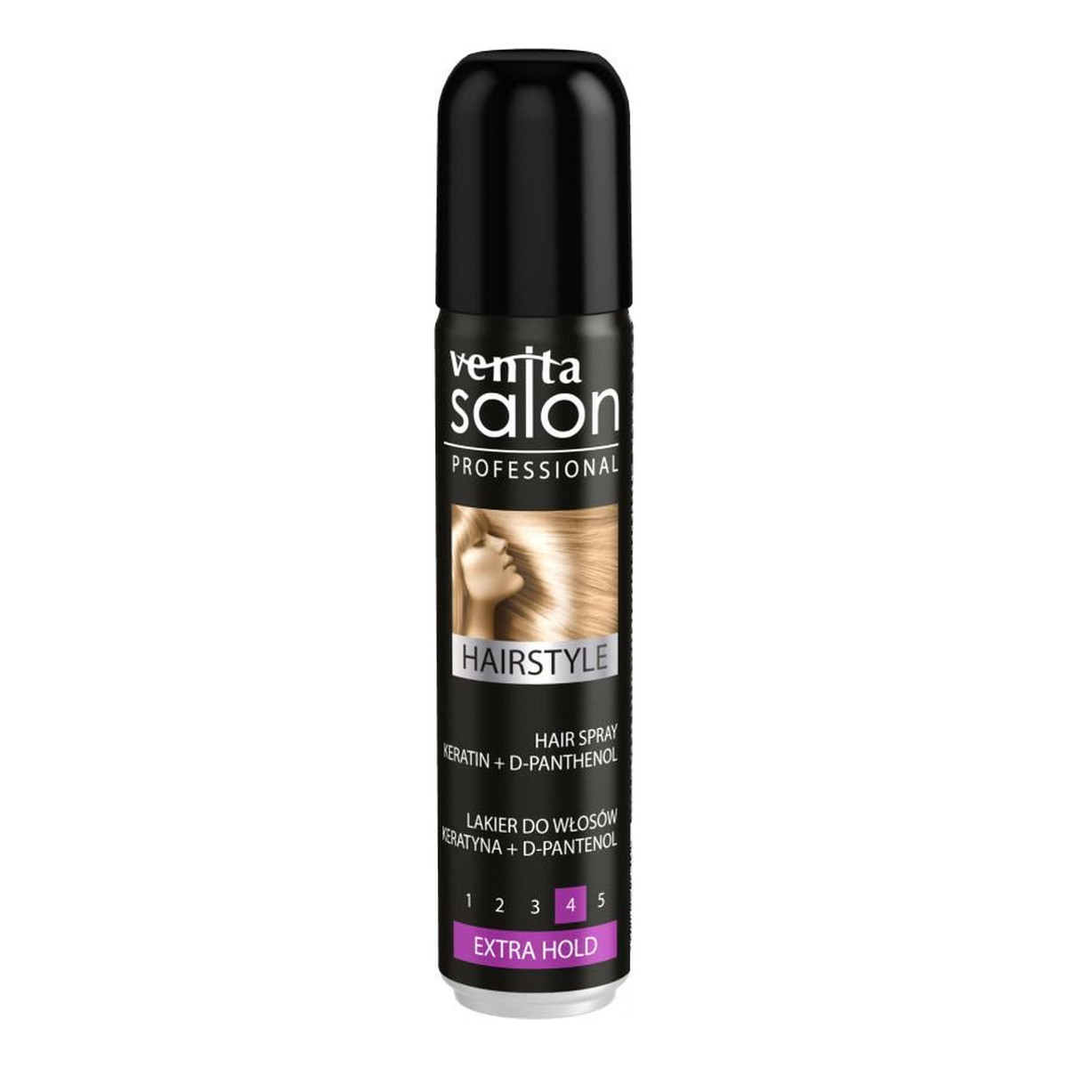 Venita Salon LAKIER DO WŁOSÓW EXTRA HOLD KERATIN 75ml