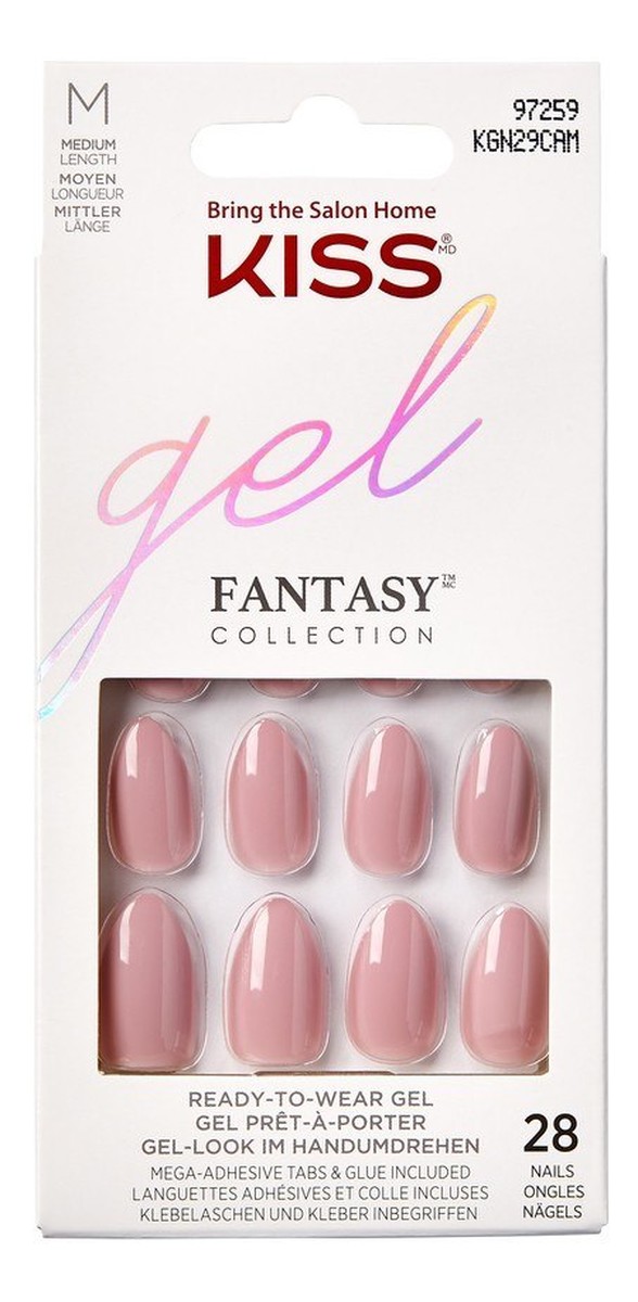 Sztuczne Paznokcie - Windy City (rozmiar M) 28szt.