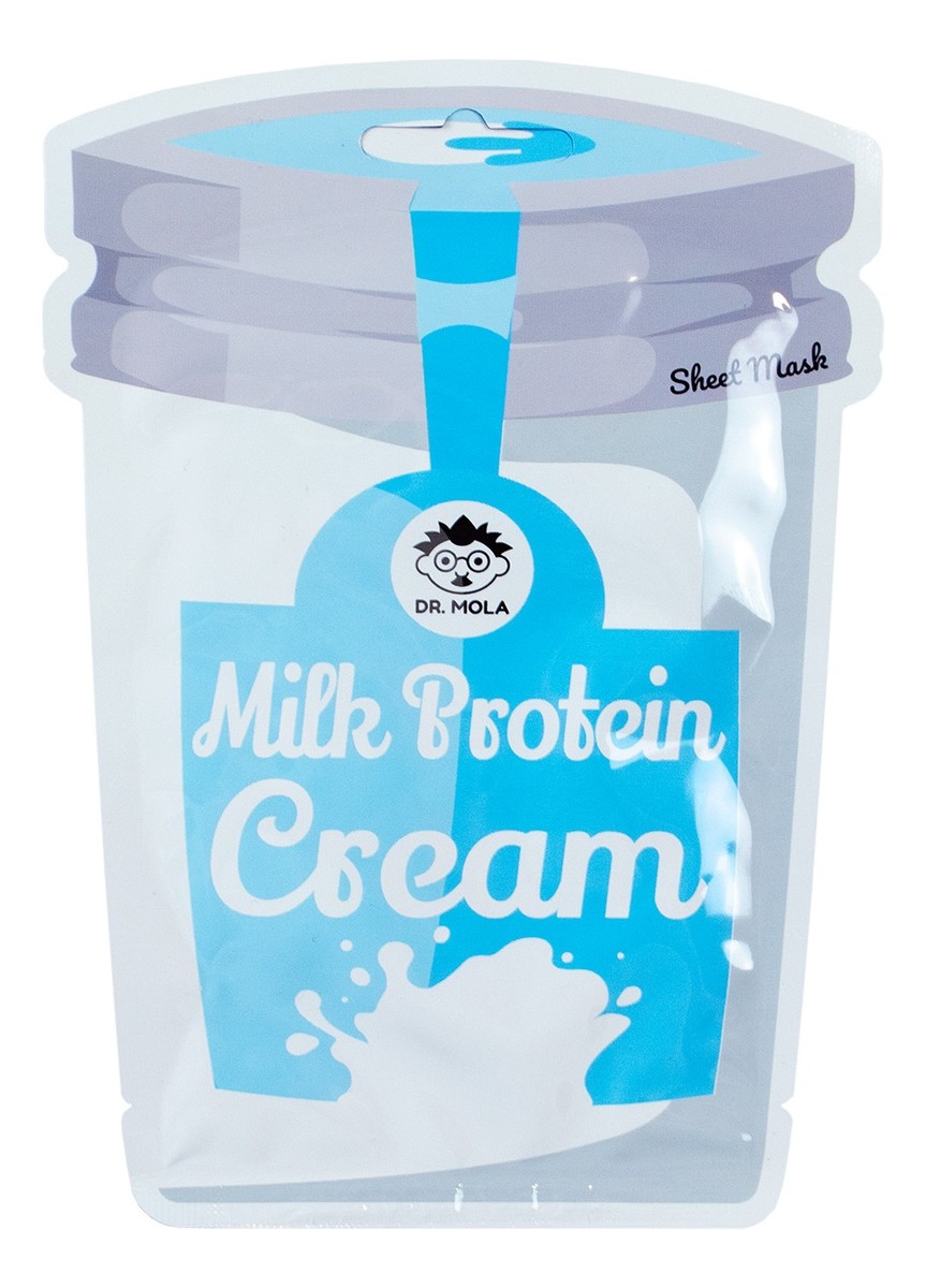 Milk protein cream wygładzająca maseczka w płachcie na bazie protein mleka