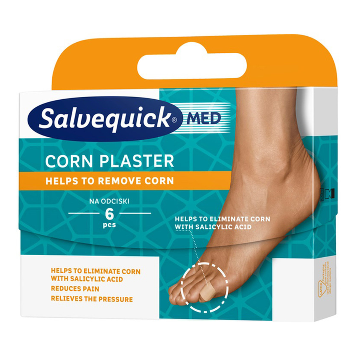 Salvequick Foot Care Plastry na odciski 6szt