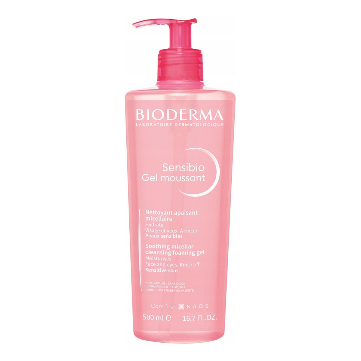 Bioderma Sensibio Gel Moussant łagodzący Żel micelarny do twarzy 500ml