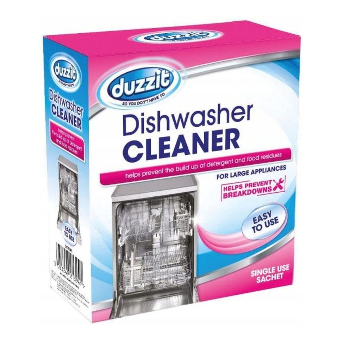 Duzzit Dishwasher Proszek do czyszczenia zmywarki 4x75g