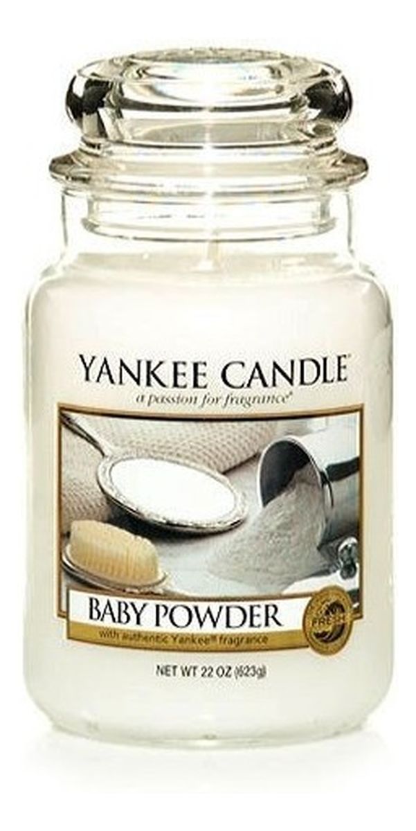 Duża świeczka zapachowa Baby Powder