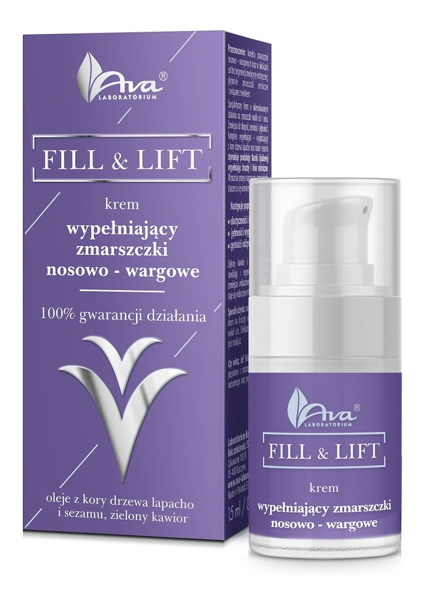 Krem wypełniający zmarszczki nosowo-wargowe