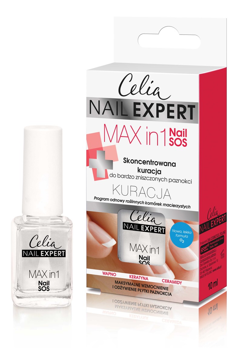 NAIL SOS Skoncentrowana kuracja do paznokci Max in 1