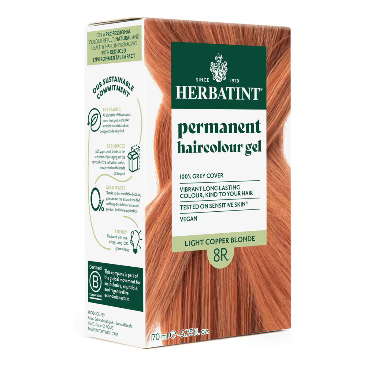 Herbatint Trwała Ziołowa farba do włosów 170ml